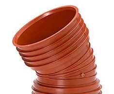 30° alkūnė 450 mm - su 2 įvorėmis. Uponor Ultra PP