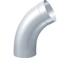 60 laipsnių alkūnė su įvore 100 mm, RHEINZINK CLASSIC WALZBLANK