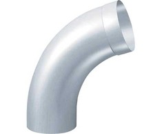 72 laipsnių alkūnė su įvore 100 mm, RHEINZINK CLASSIC WALZBLANK