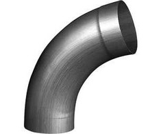 72 laipsnių lenkimo jungtis su įvore 76 mm, RHEINZINK CLASSIC WALZBLANK