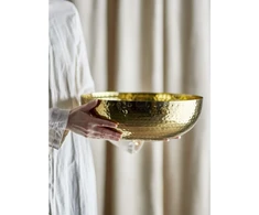 Bloomingville - Mettemarie Bowl Ø36 cm - Auksinis