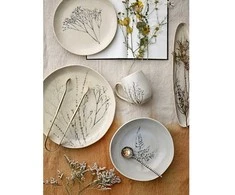 Bloomingville Bea serviravimo indas, natūralus, akmens masės