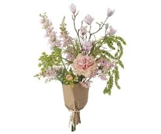 BLOOMINGVILLE „Breeze“ puokštė, rožinė, dirbtinės gėlės