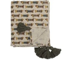 Bloomingville Charlie Plaid, įvairiaspalvė, regeneruota medvilnė