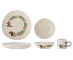 Bloomingville Bloomingville MINI - Charlie Tableware Set - Mėlyna - Stoneware 5711173338313 (5711173338313)