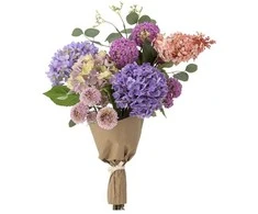 BLOOMINGVILLE Edge puokštė, violetinė, dirbtinės gėlės