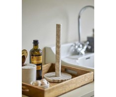 Bloomingville - Emy popierinis rankšluosčių laikiklis H30 cm - Nature Marble