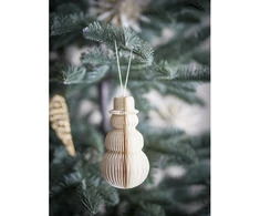 BLOOMINGVILLE Felip Ornament, baltas, FSC® mišinys, popierius