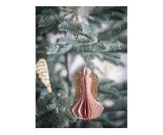 BLOOMINGVILLE Ingi Ornament, rožinis, FSC® mišinys, popierius