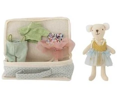 Bloomingville MINI - Lara Doll, Brown, Polyester (82064944)