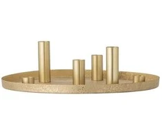BLOOMINGVILLE Maxime žvakidė, auksinė, metalinė