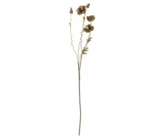 BLOOMINGVILLE aguonos stiebas, rudas, dirbtinės gėlės