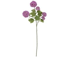 BLOOMINGVILLE sniego gniūžtės stiebas, violetinė, dirbtinės gėlės
