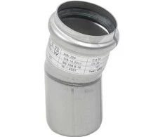 BLÜCHER nerūdijančio plieno 50 mm 15 laipsnių lenkimo vamzdis