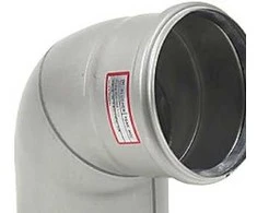 „Blücher“ alkūnė 68° 110 mm – RF be žiedo, nerūdijančio plieno „Europipe“