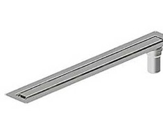 Blücher Waterl. Atlantis grindų drenažo kanalas - 800 mm grindys: betonas ir plytelės, išvadas: Ø50 mm, RF plienas: EN1.4301