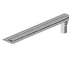 Blücher Waterl. Atlantis drenažo latakas - 700 mm Grindys: betonas ir plytelės, Išleidimas: Ø50 mm, RF plienas: EN1.4301