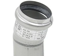 BLÜCHER nerūdijančio plieno 50 mm 15 laipsnių lenkimo vamzdis