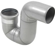 BLÜCHER p-vandens gaudyklė 87,5gr 50 mm rūgštims atsparus nerūdijantis plienas