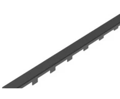 Blücher grotelių linija COPENH.900 - Grotelės: 40x832 mm - Spalva: Juoda - Nerūdijantis plienas: AISI304/EN1.4301