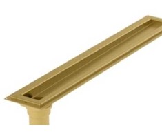 „Blücher WATERL.“ trapas 1000 - Grindys: betonas, žalvario spalvos, išleidimo anga: Ø50 mm, vertikalus, plienas