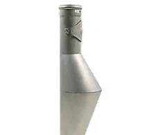 BLÜCHER Žiurkių gaudyklė su valymo prieiga Ø110-110 mm iš nerūdijančio plieno AISI 304