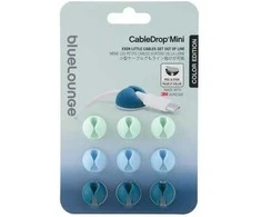 „Bluelounge CableDrop Mini“ 9 vnt. pakuotė – ombre mėlyna