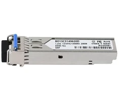 „BlueOptics BO15C3149620D-BO“, šviesolaidinis kabelis, 1250 Mbit/s, SFP, LC, BX-U, 20000 m