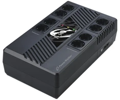 Bluewalker PowerWalker VI 600 MS FR – UPS – kintamoji srovė 230 V – 360 vatų – 600 VA – 7 Ah – USB – išvesties jungtys: 8 (10121164)