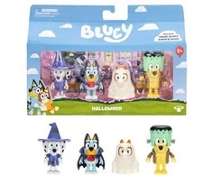 Bluey - 4 figūrėlių rinkinys - Helovinas (90266)