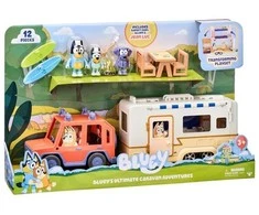bluey – Family 4WD and Caravan playset (90130)