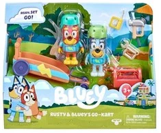 TM Toys Figūrėlė Bluey School Billy Cart Set