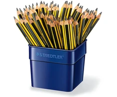 Staedtler Noris jumbo 119, HB, juodas, geltonas, šešiakampis, 4 mm, 72 vnt., Vokietija