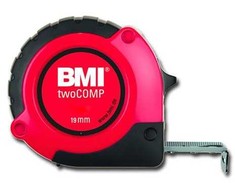 BMI Ruletė 5 m–19 mm su magnetu, 2 dalių, EC II