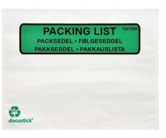 BNT Važtaraščių įmautės Docustick Žalias C6 su spauda - (1000 vnt.)