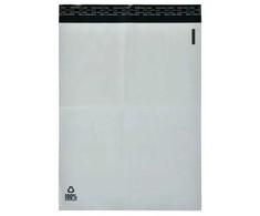 BNT Siuntimo maišeliai 340 x 420 mm balti, PE, 100 % perdirbto plastiko - (100 vnt.)