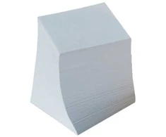 BNT Kubus papildymas - klijuotas, 700 lapų/vnt. baltos spalvos, 9x9x9 cm - (700 lapų vnt.)