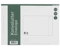 BNTOFFICE Vokai C5P 80g Nuplėšiami ir užklijuojami 162x229 mm balti - (50 vnt.)