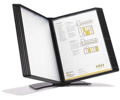 Stickn Index system, BNT A5 Easymount for 10 pockets, juodas, table modelis - excl. pockets