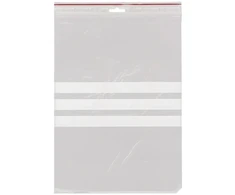 BNT Užtraukiamieji maišeliai, 50 µm, PxI: 23 x 32 cm, permatomi, pakelis su 100 vnt.