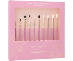 Boho beauty Boho 10 akių makiažo šepetėlių rinkinys