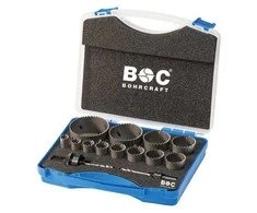 Bohrcraft Skylių pjūklų rinkinys RLS12 - 14 dalių bimetalinis HSS