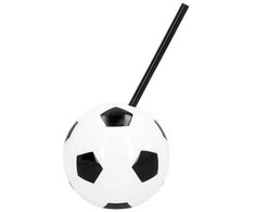 Boland Party Partners B.V. Futbolo puodelis su šiaudeliu