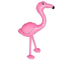 Boland Party Partners B.V. Pripučiamas flamingas, 60 cm