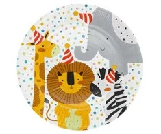 Boland Party Partners B.V. Safari popierinės lėkštės 23 cm 8 vnt.