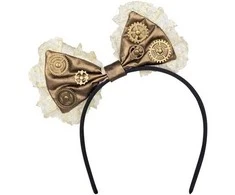 Boland Party Partners B.V. Steampunk plaukų juosta su kaspinu