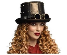 Boland Party Partners B.V. Steampunk kepurė su akiniais