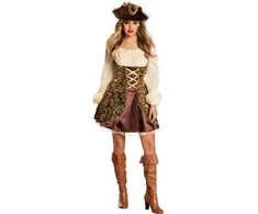 Boland Traciks Boland 87794, Puošnus kostiumas, Suaugusiems, Moterims, Piratas, Piratas, Įvairiaspalvis