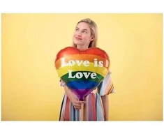 Boland Traciks Folinis balionas "Love is Love" 35cm