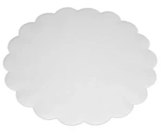 Bond Paper Reljefinės popierinės lėkštės 14 cm apvalios 500 vnt./pak. - (500 vnt.)